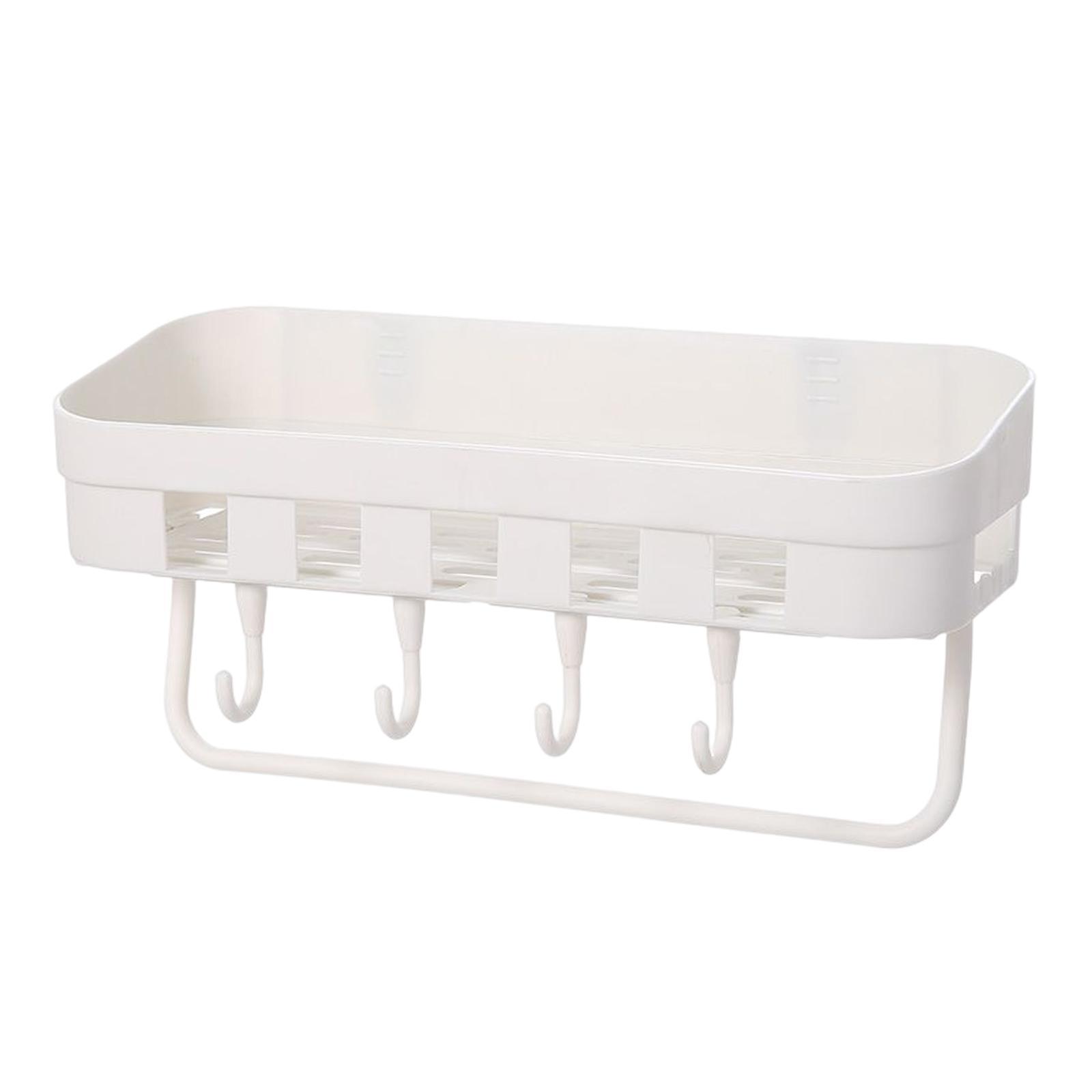Shower Caddy Shelf Storage Rack  Holder for Bathroom Wall Kitchen Dark