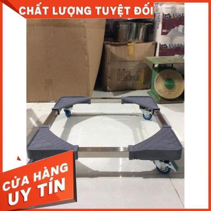 Chân kệ máy sấy, máy rửa bát, tủ lạnh, máy giặt có bánh xe