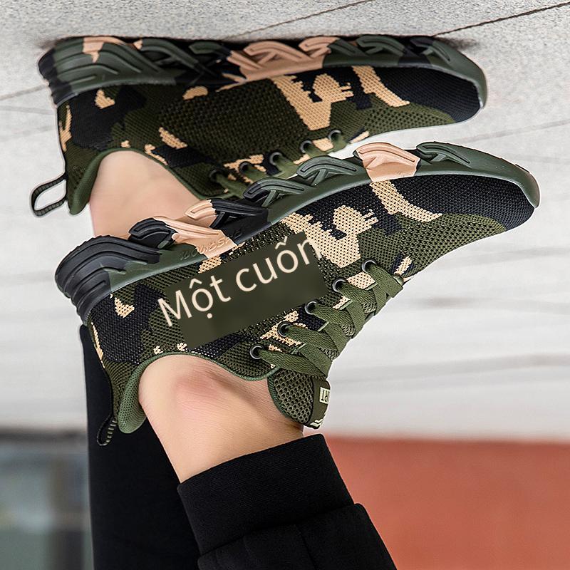 Ưu đãi nhất giày thể thao giảm giá mới nhất đảm bảo chất lượng giày đỏ lưới chống trượt giày đôi giày chạy bộ