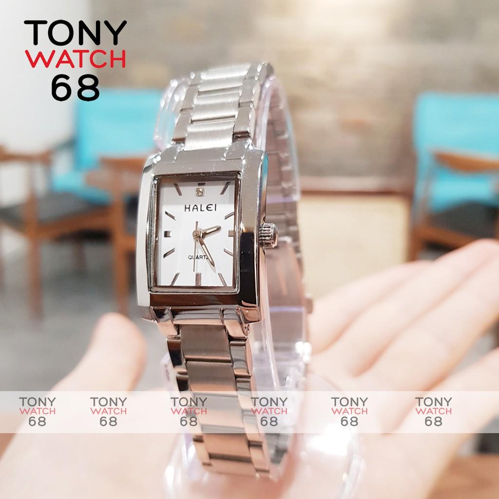 Đồng hồ nữ Halei dây kim loại chống nước chính hãng Tony Watch 68