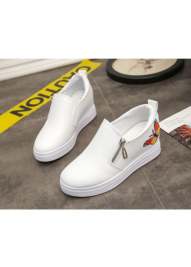 Giày Slip On Độn Đế Nữ 6cm Da PU Mã H72