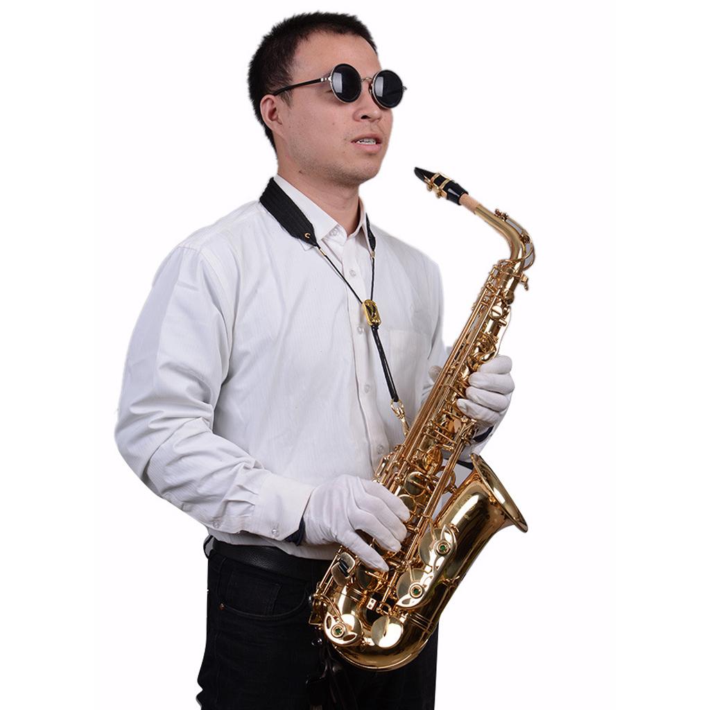 Sunnimix Điều Chỉnh Saxophone Dây Đeo Cổ Cho Nhạc Cụ Hơi Phần