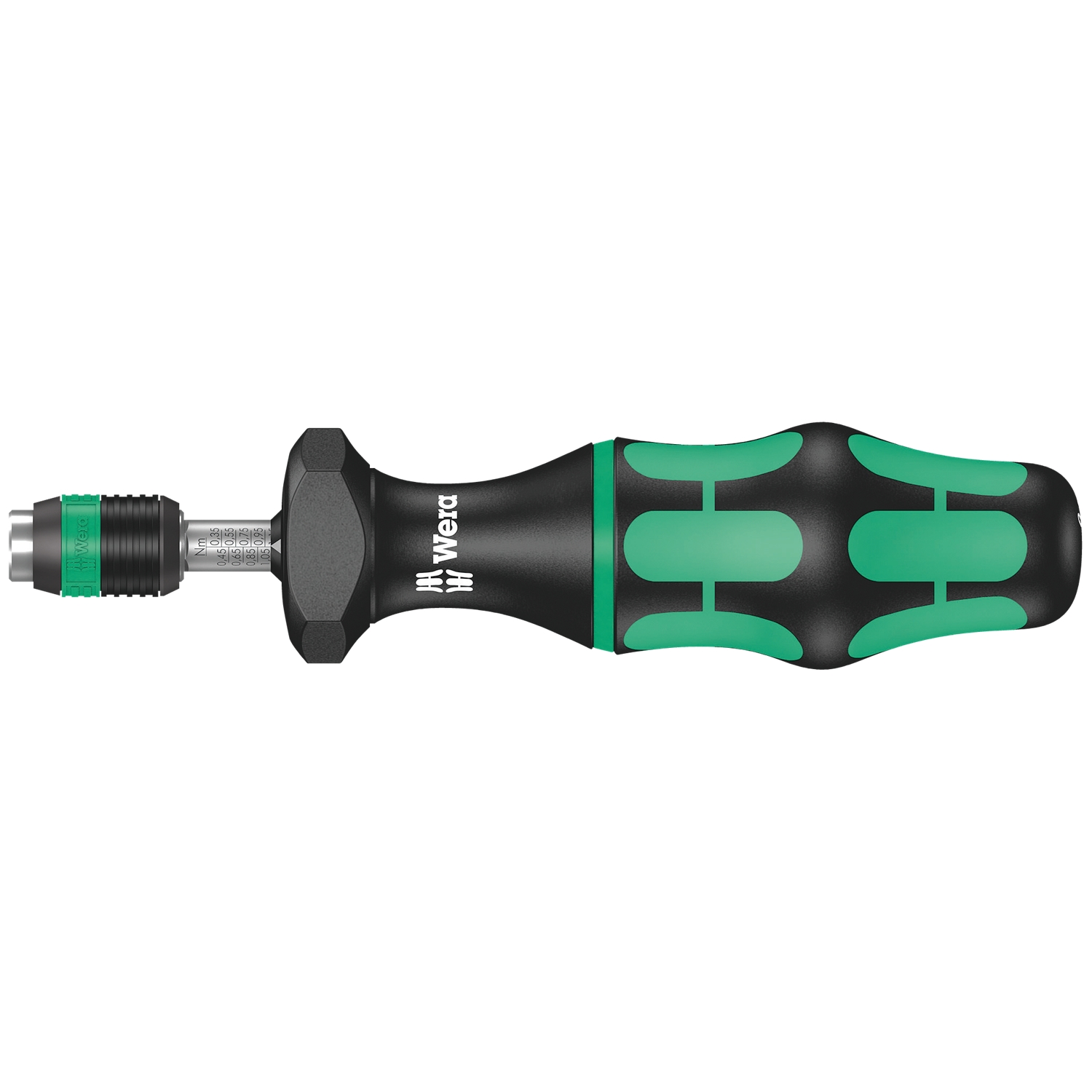 Tua vít cân chỉnh lực kỹ thuật Wera 05074701001 7441 dải lực 1,2 - 3,0 Nm với đầu vào tháo lắp nhanh 1/4&quot;