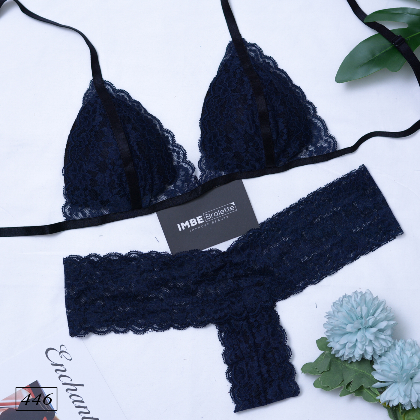 Bộ đồ lót nữ Sexy Bralette ren cao cấp R446