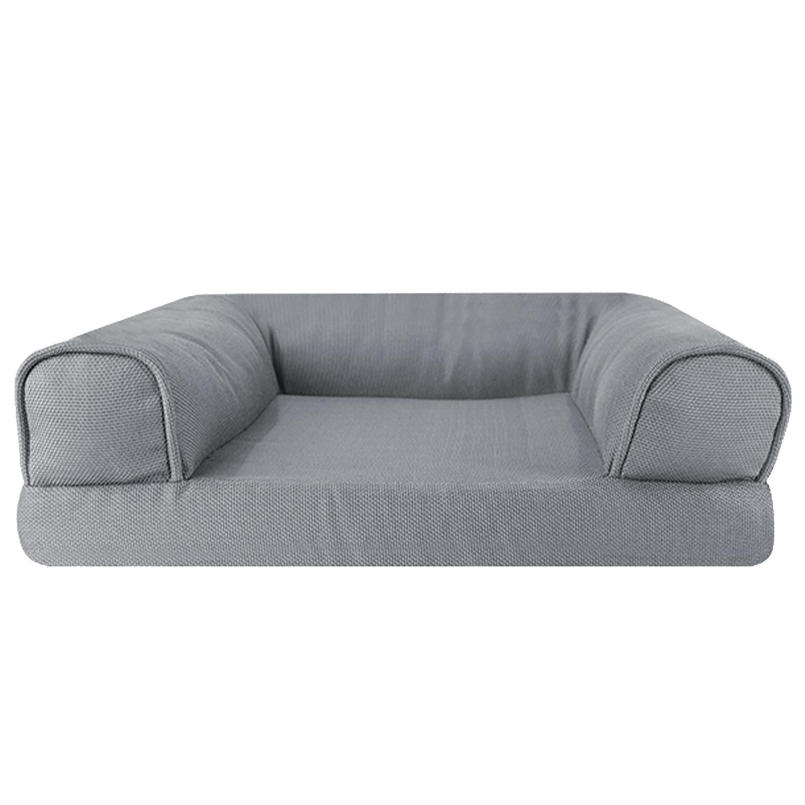 Ghế sofa dành cho thú cưng đáy có đệm và tay vành 2 bên, dễ dàng giặt ủi