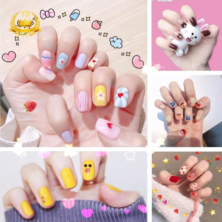 Set 14 miếng dán móng nghệ thuật