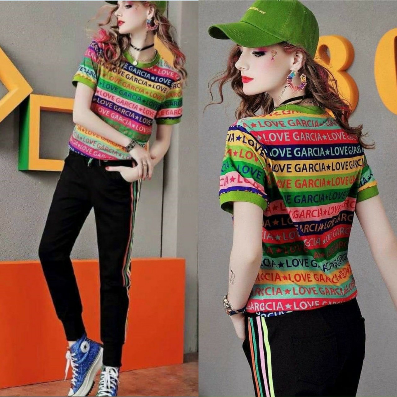 BỘ THUN THỜI TRANG HỌA TIẾT SẮC MÀU