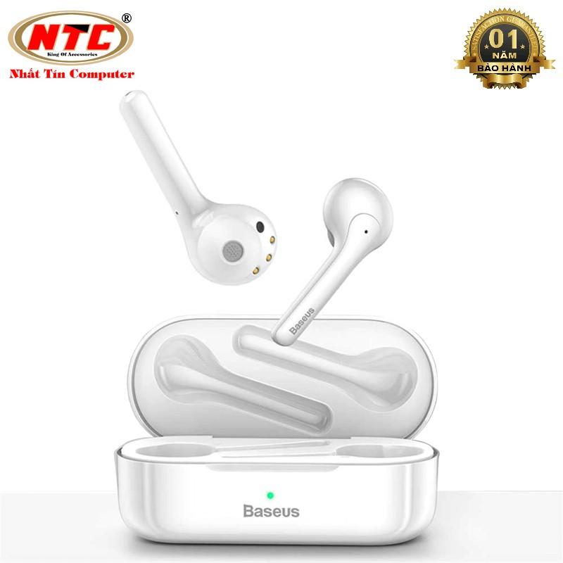 Tai nghe true wirless Baseus W07 âm thanh cực hay - hỗ trợ nghe từng tai riêng lẻ - Hàng Chính Hãng