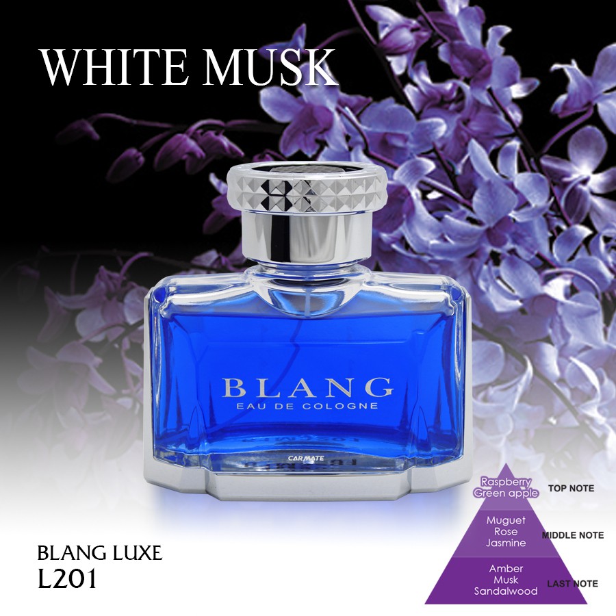 Nước hoa ô tô CARMATE BLANG LUXE L201 White Musk 140ml