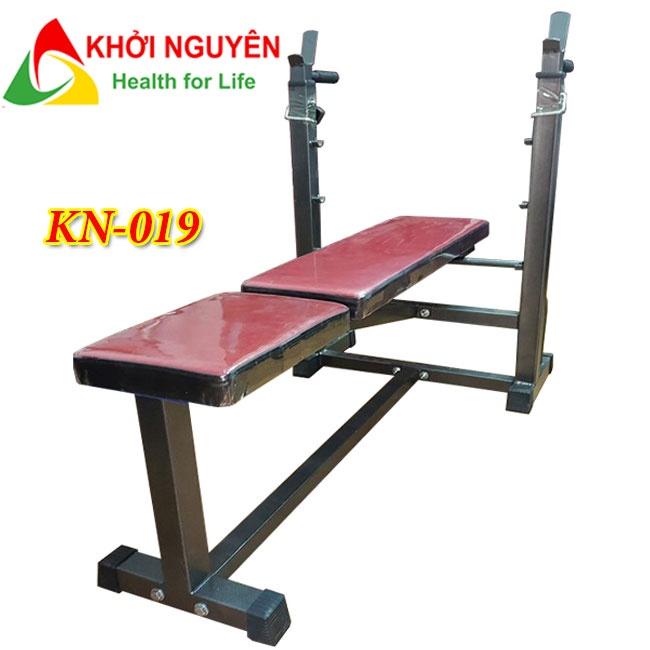 Ghế tập tạ đơn Khởi Nguyên KN-019 chưa có đòn và tạ