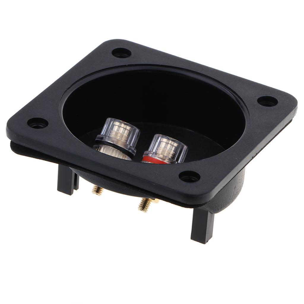 DIY Home Car Stereo 2-Way Speaker Terminal Binding Post 80 Crystal
