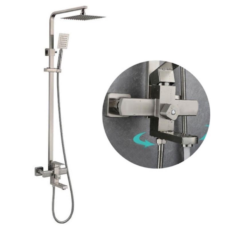 Sen cây INOX 304 vuông bộ sen cây
