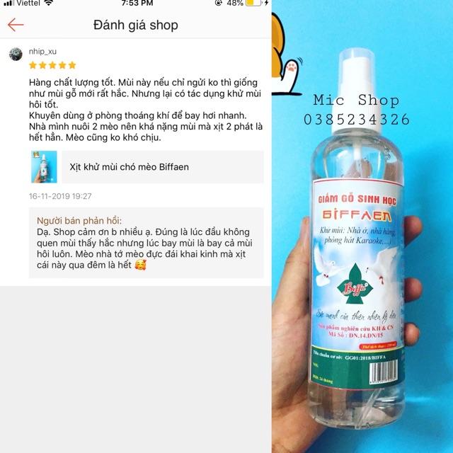 Xịt khử mùi và sát khuẩn Biffaen cực kì tốt
