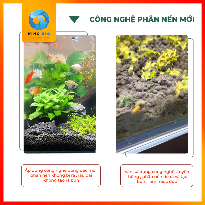 Phân nền thủy sinh - đất bùn cỏ nước cao cấp