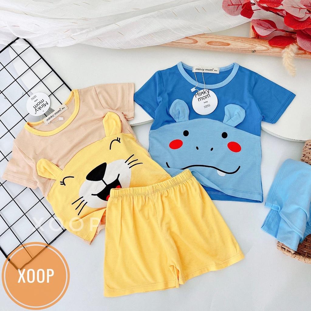 Đồ bộ bé gái, bộ cộc tay mùa hè cho bé họa tiết đáng yêu size 5-28kg chất cotton mềm mịn mát