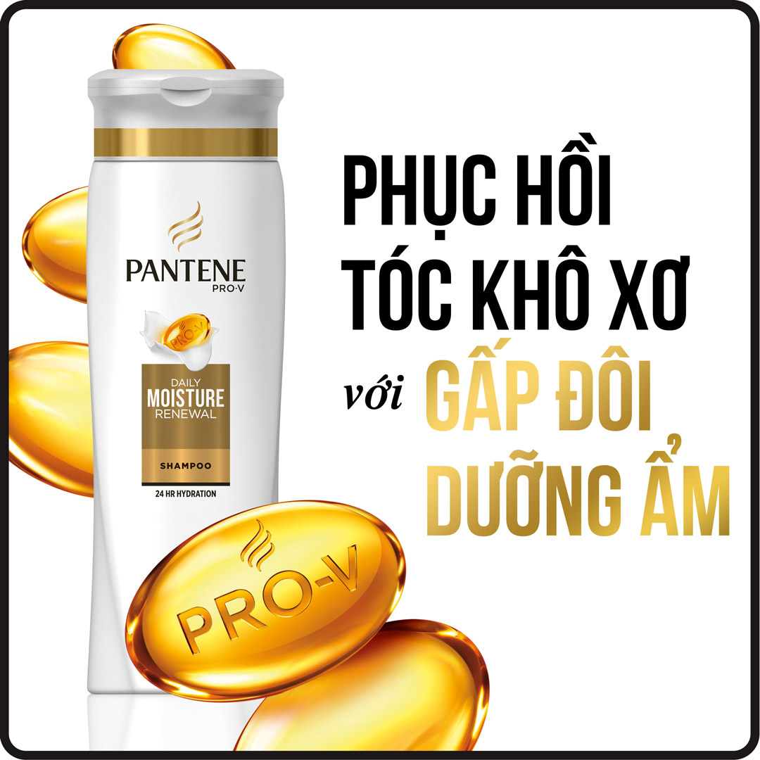 Dầu Gội Pantene Moisture Renewal dưỡng ẩm 355ml - USA