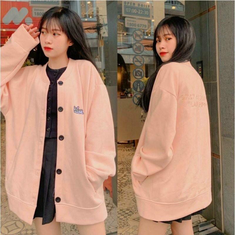 Áo khoác cardigan / Cardigan thêu hình