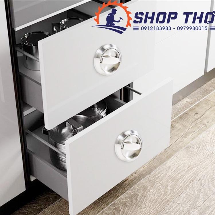 Tay kéo tròn cao cấp inox 304 đường kính 74mm nhiều màu sắc