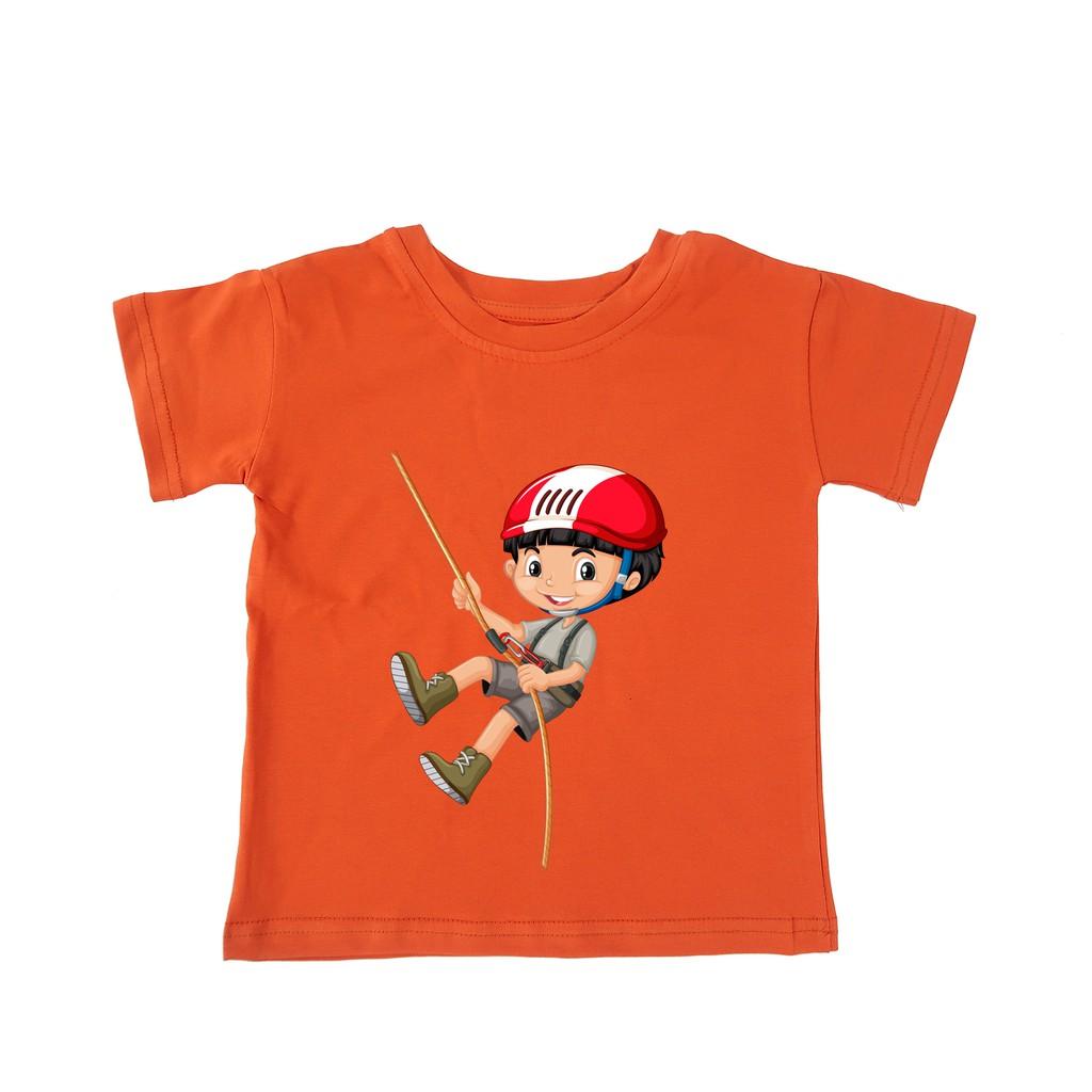 Áo thun trẻ em nam cotton 100% các màu : Mã 42