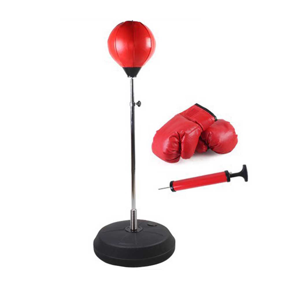 Bóng đấm bốc, luyện tập phản xạ môn boxing, quyền anh, cao su thân thiện môi trường, có đế tiện di chuyển