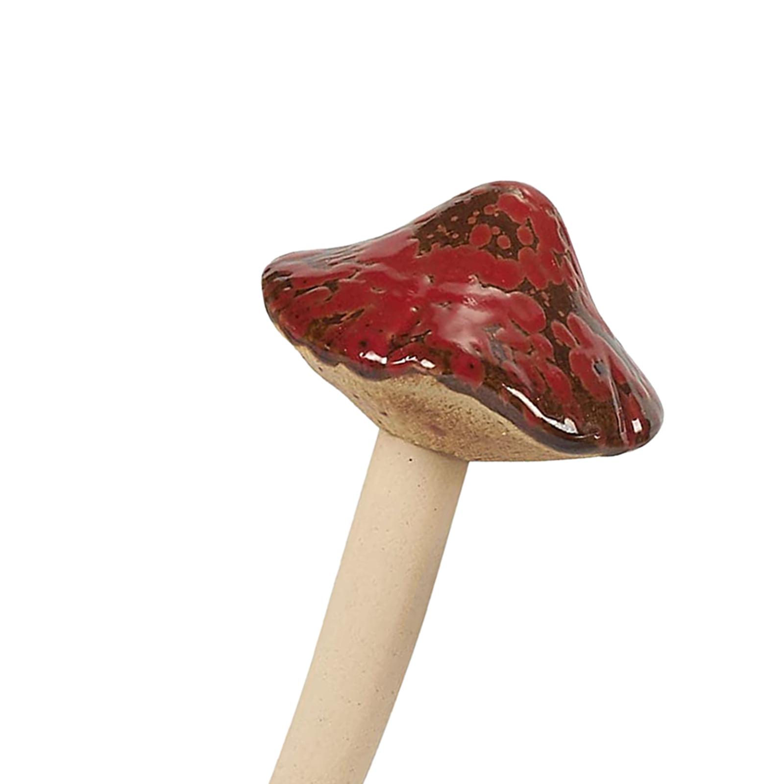 Rustic Garden Mushroom Home Backyard Patio Yard Lawn Decor Statue Stakes