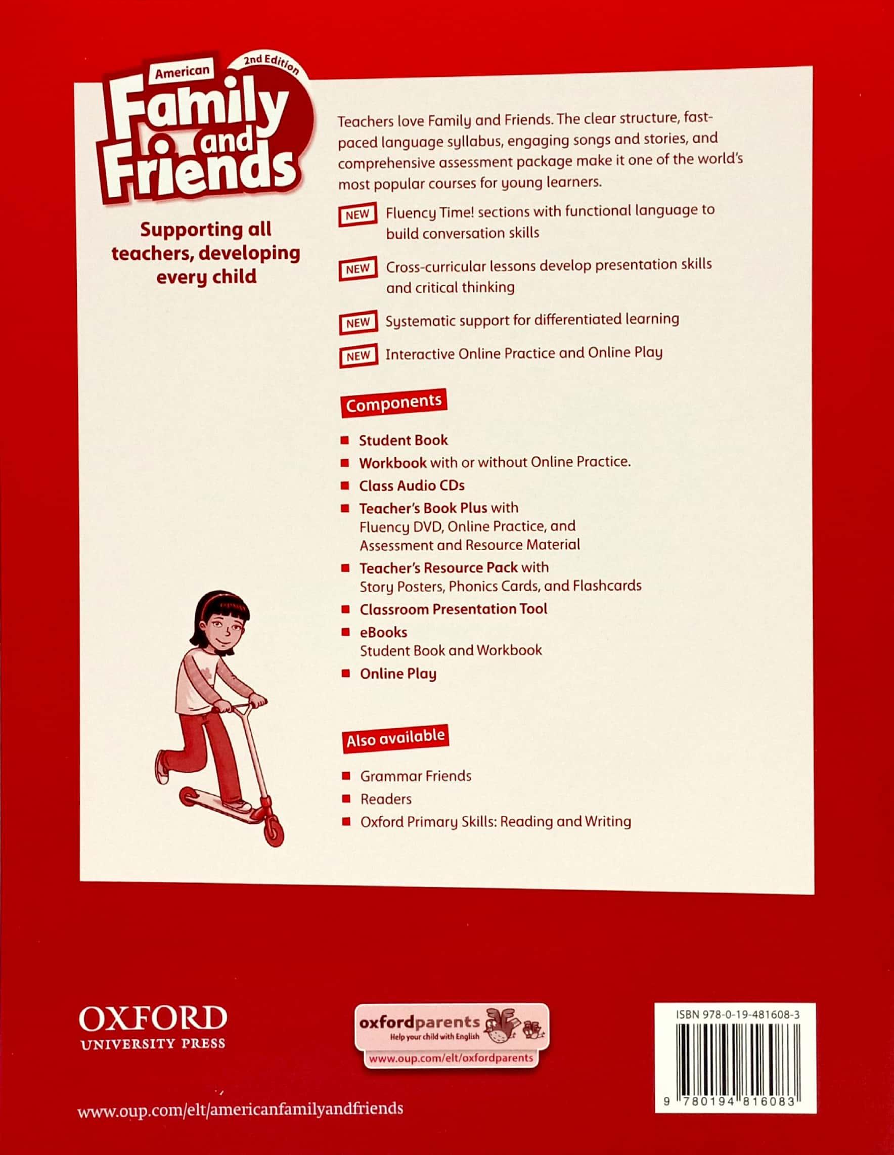 American Family And Friends Level 2: Workbook With Online Practice - 2nd Edition