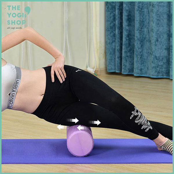 Con Lăn Yoga 45cm - The Yogis' Shop - EVA Nén Đặc Cao Cấp giúp Thư Giãn và Giảm Căng Thẳng Khi Tập Luyện