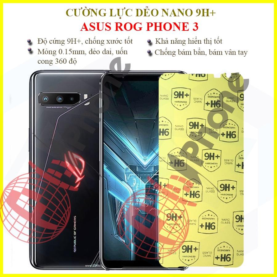 Dán cường lực dẻo nano  dành cho Asus ROG Phone 3