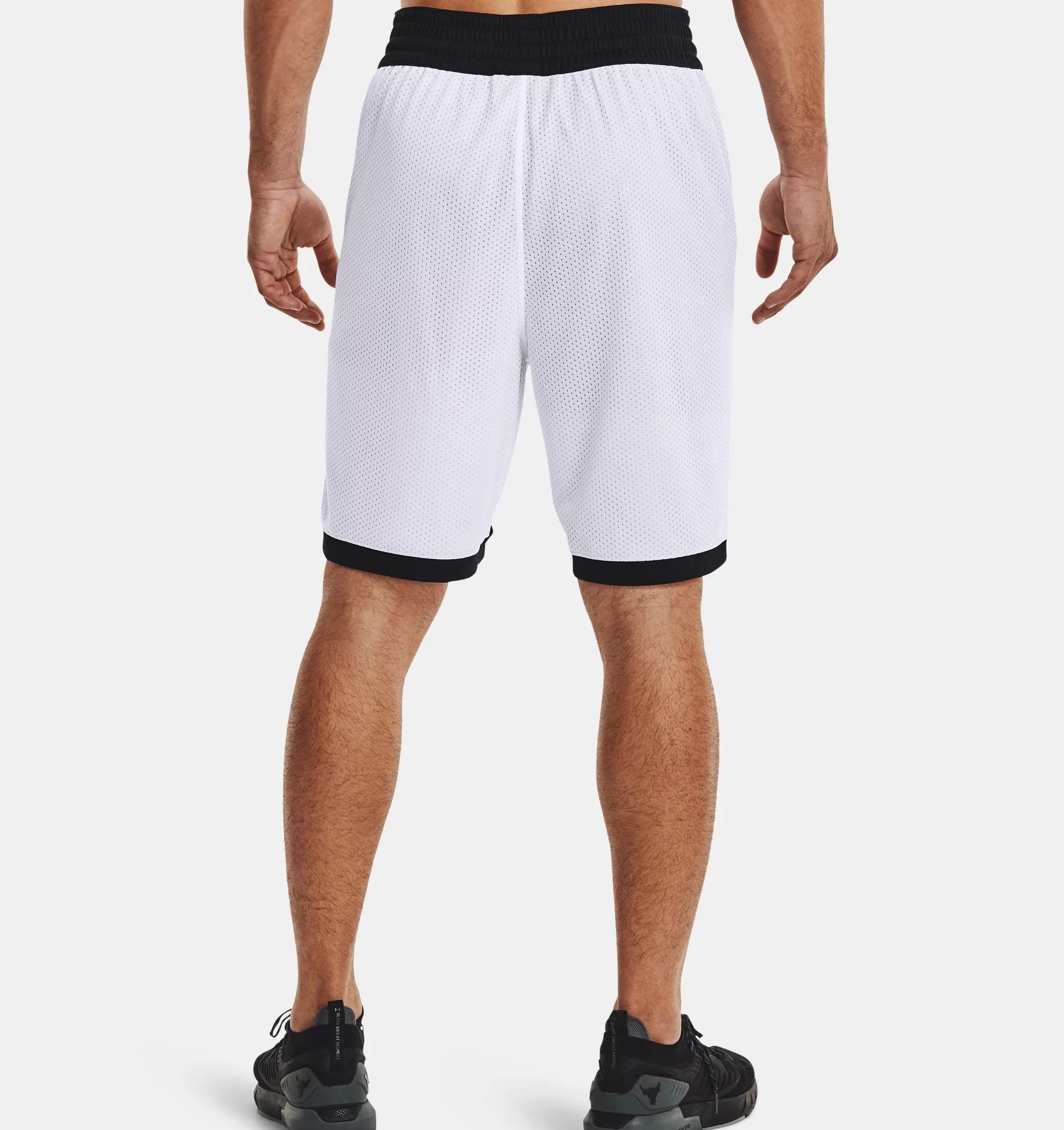 Quần ngắn thể thao nam Under Armour Project Rock Mesh - 1361618-100
