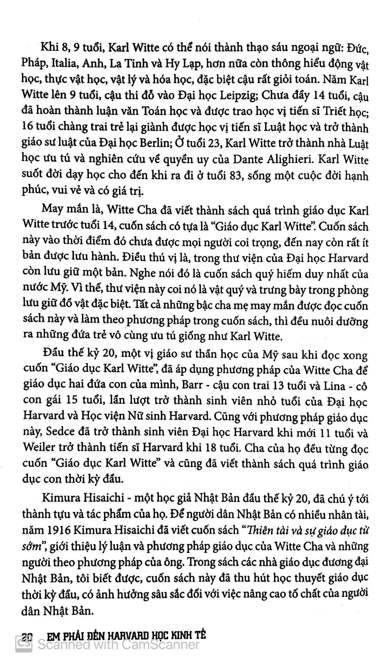 Em Phải Đến Harvard Học Kinh Tế