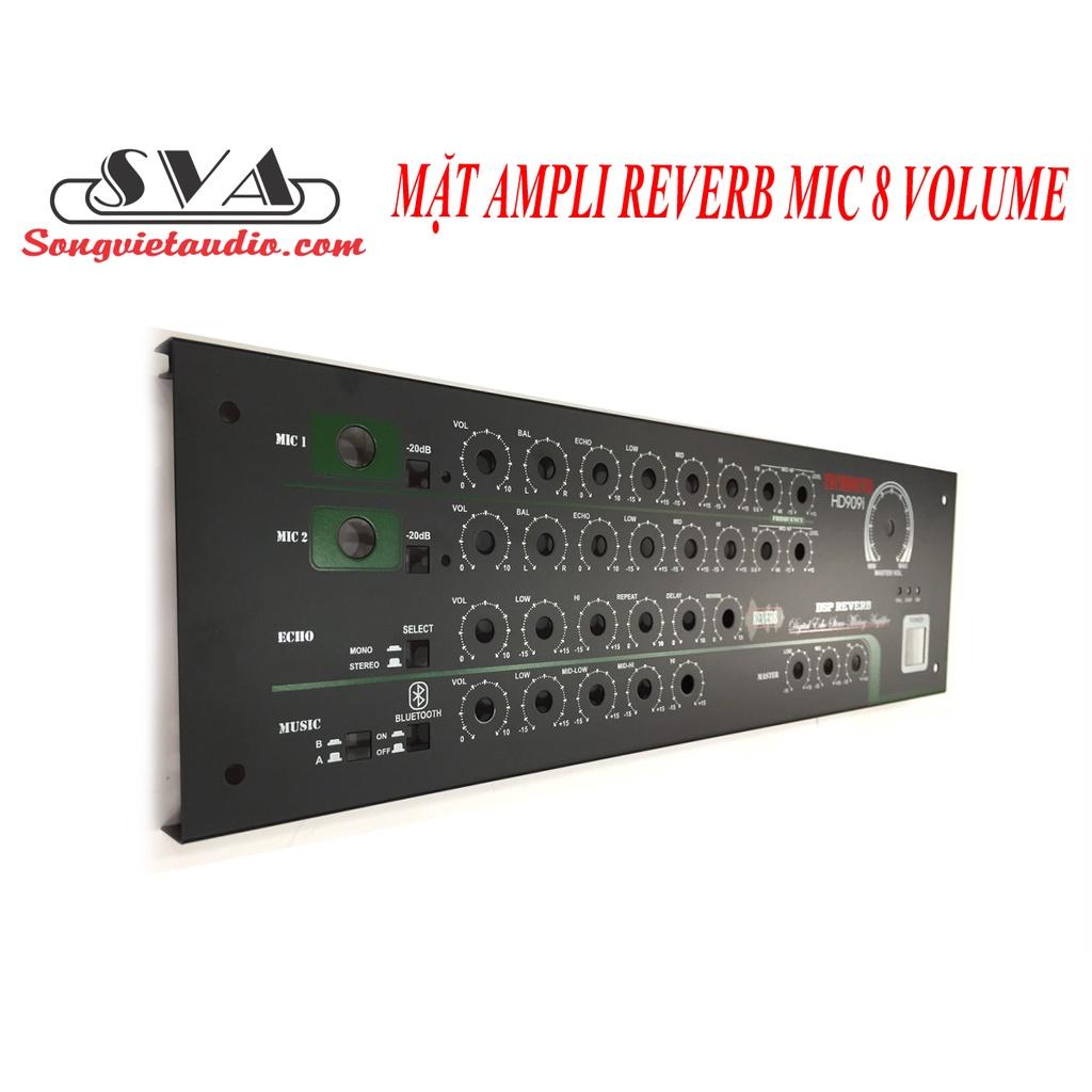 MẶT AMPLI REVERB MIC 8 VOLUME