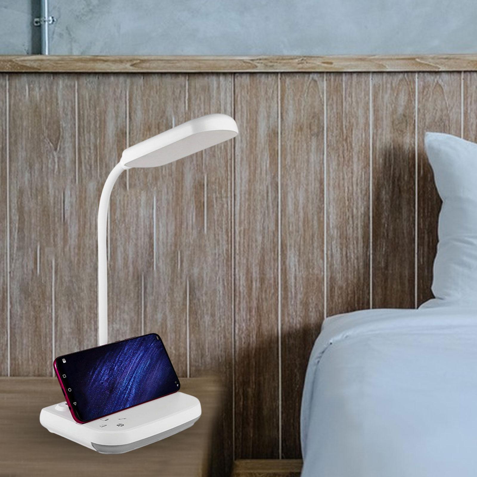 LED Desk Lamp Touch Control Rechargeable Desk Light for White 2000mAh