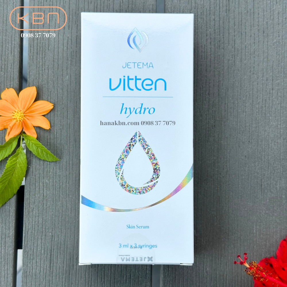 Tinh chất Collagen Vitten Hydro Jemeta Hàn Quốc - Dưỡng Trắng Cấp Ẩm Căng Bóng (3 Ống/ Hộp, 3ML/ Ống) (Hàng Chính Hãng)