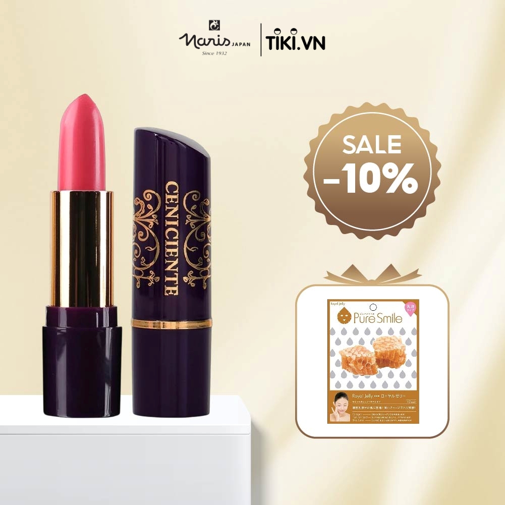 Son Naris CNC New Smooth Long Lasting Lipstick 3g1 thỏi – 103 Hồng Cam