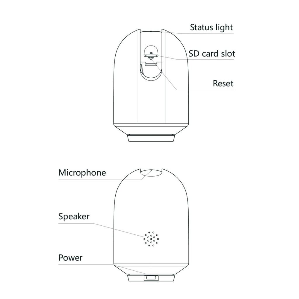 Camera AI thông minh SC-D3, xoay (Pan&Tilt), tự động phát hiện, lọc và theo dõi người