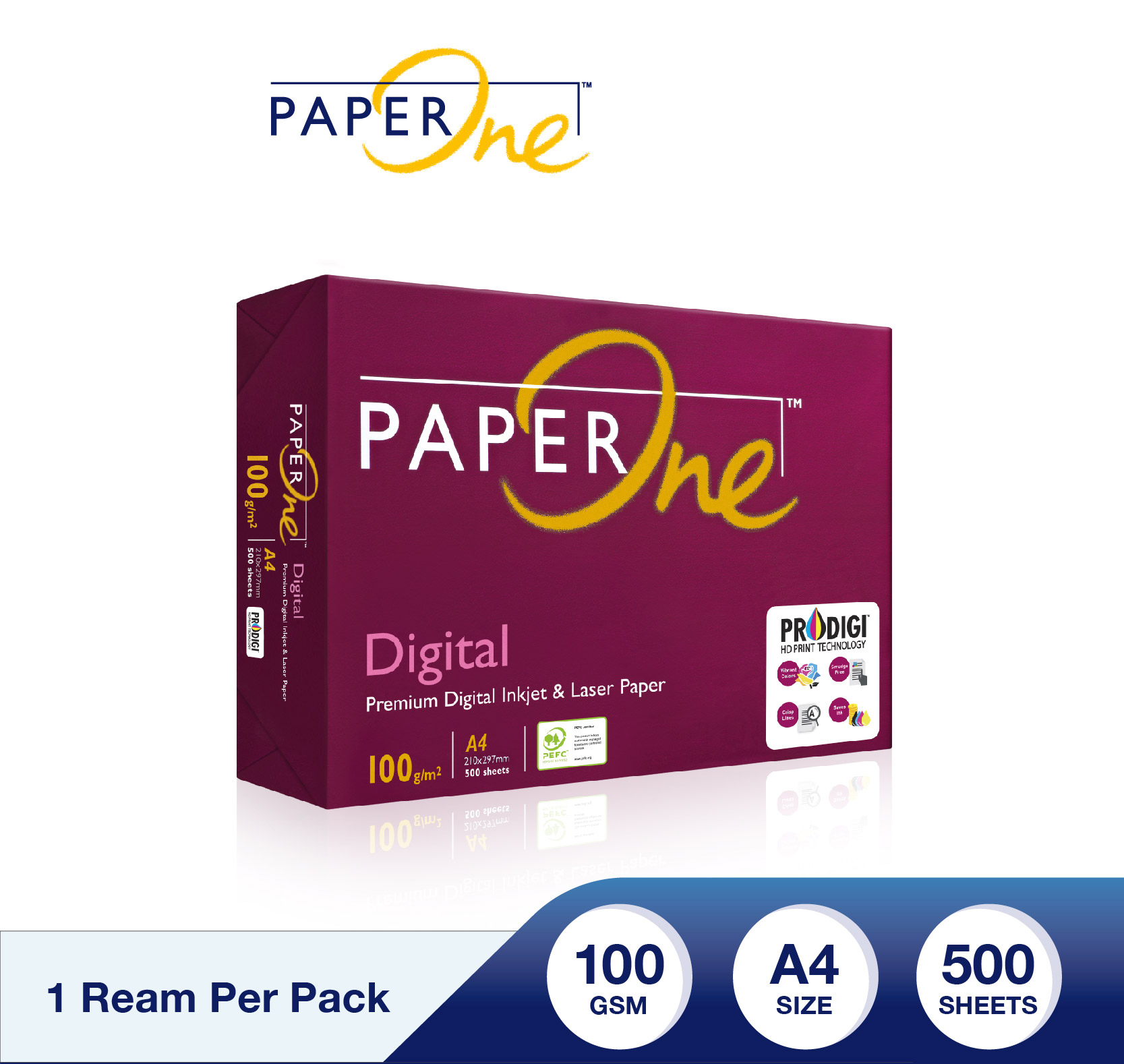Giấy PaperOne Digital (PO 100gsm) Chính hãng ( thùng )