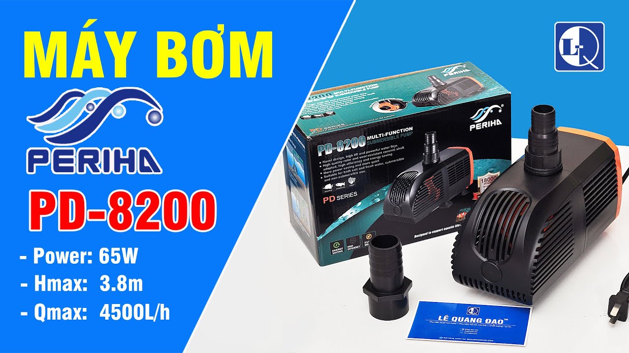 Periha PD-8200 65W - Máy bơm nước cho hồ cá koi, cá cảnh