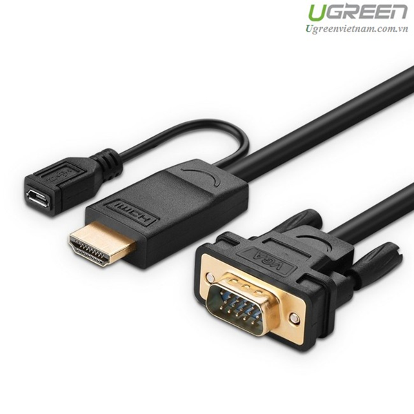 Cáp chuyển HDMI sang VGA Ugreen 30449-Hàng chính hãng.