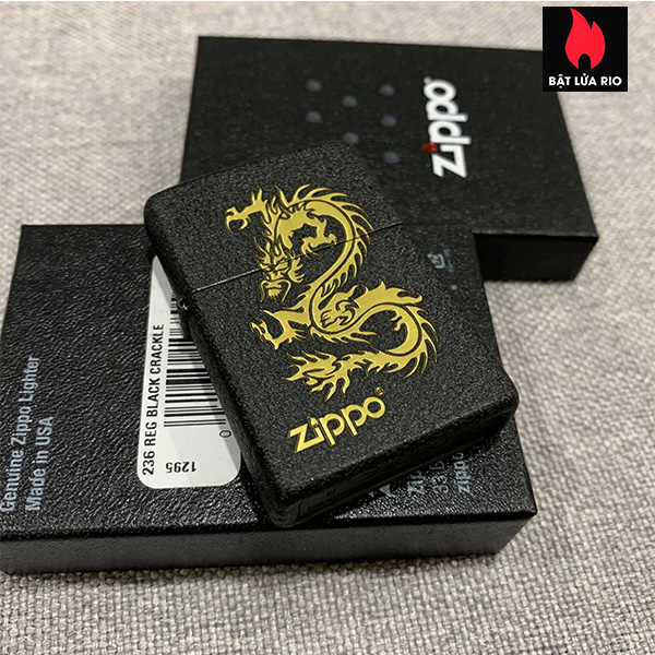 Bật Lửa Zippo 236 Khắc Rồng 85 – Zippo 236.R85