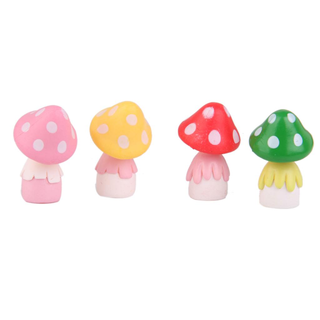 12pc Mushroom Miniature Garden Landscape Terrarium Figurine Bonsai DIY Craft