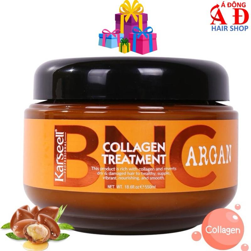 Kem hấp ủ tóc Collagen Karseell BNC phục hồi siêu mượt Argan hair mask 500ml