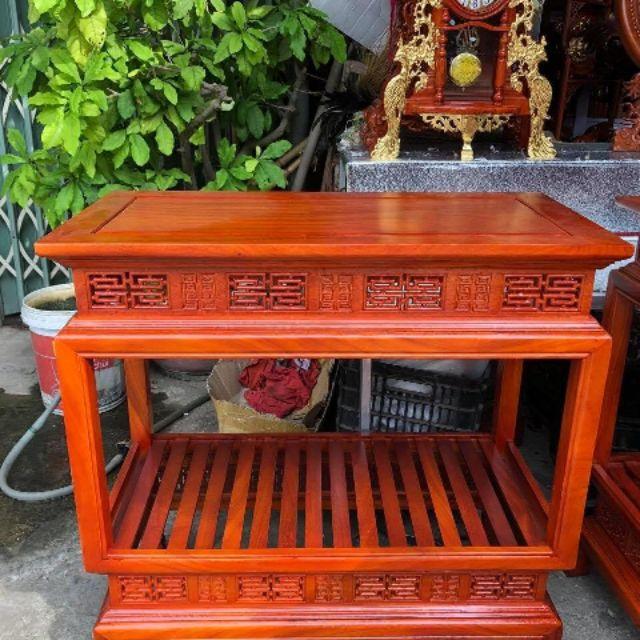 Bàn đôn đèn gỗ hương kt 40x80 cao 60cm
