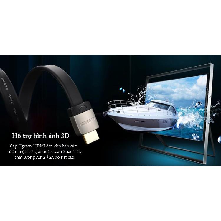 Cáp HDMI 4K Dẹt Ugreen 10262 Chính Hãng