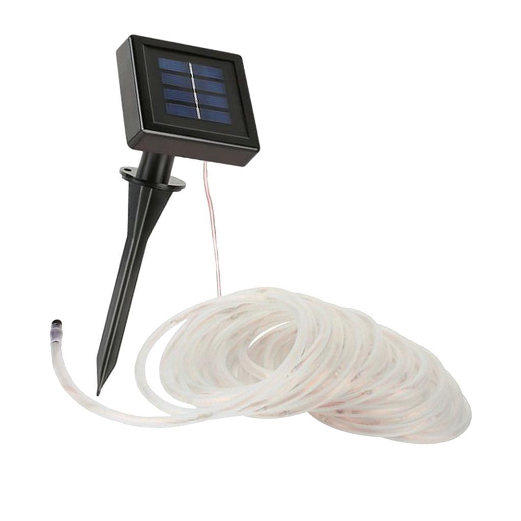 Outdoor Solar Powered 12m 100 LED String Lights Waterproof Lamp Colorful