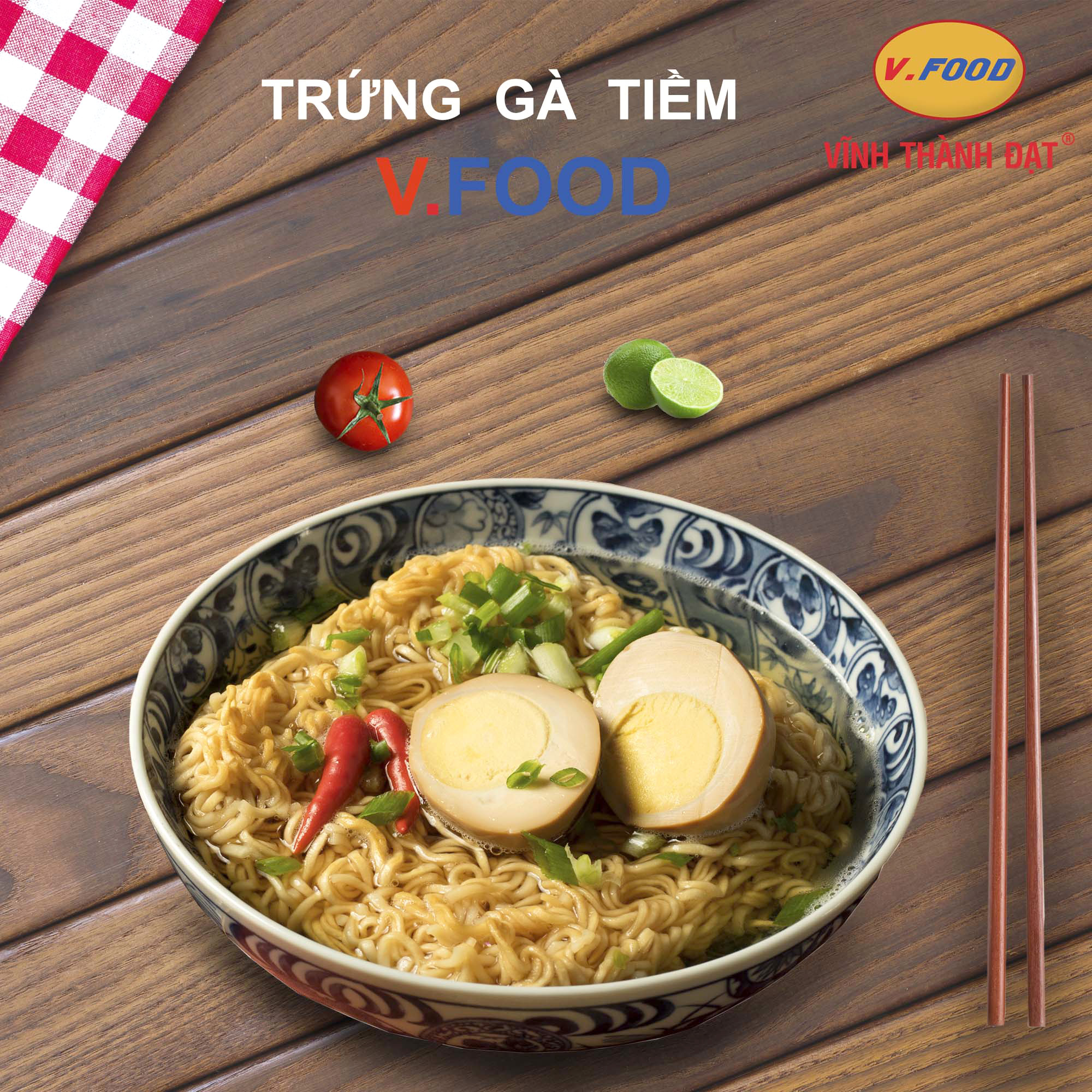 Trứng gà tiềm Vfood