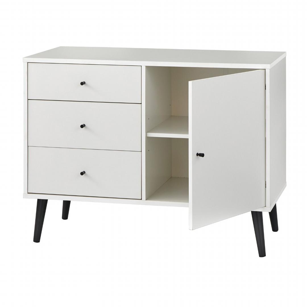 Tủ phòng ăn gỗ hiện đại SMLIFE Dustin | Gỗ MDF dày 17mm chống ẩm | D100xR50xC60cm