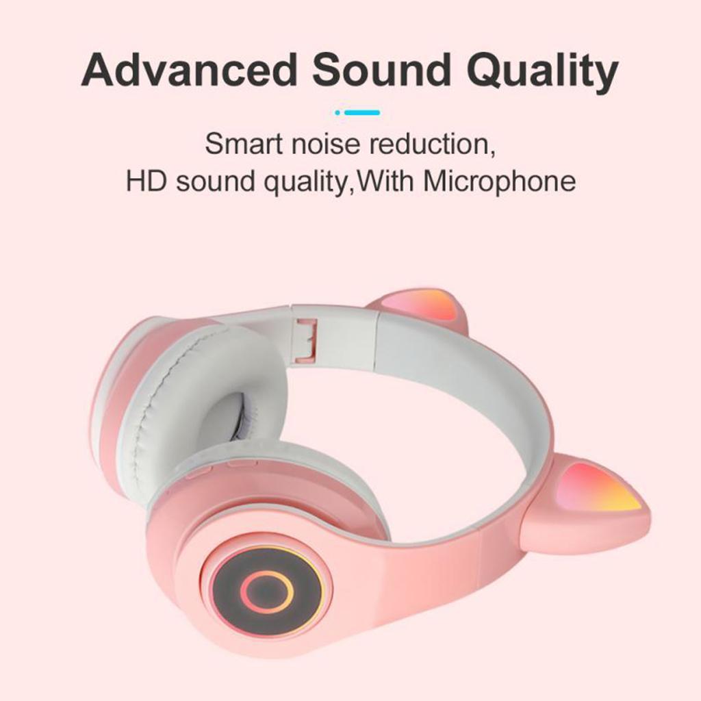 Gaming Headset with Bluetooth 5.0 Luminous Comfortable for Computer