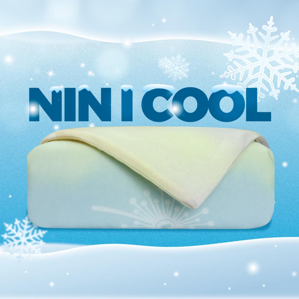 [CHĂN HÈ MÁT LẠNH] Mền lạnh I Cool Advance NIN House NM8036 1m6x2m1 màu gradient pastel | Chăn chần bông Ice Silk