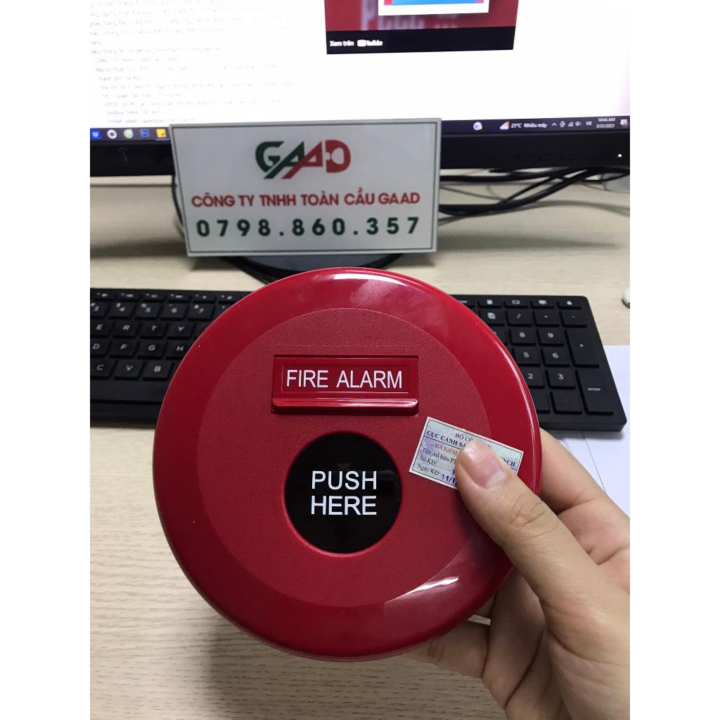 Nút nhấn khẩn Chungmei, 24V , nút ấn báo cháy