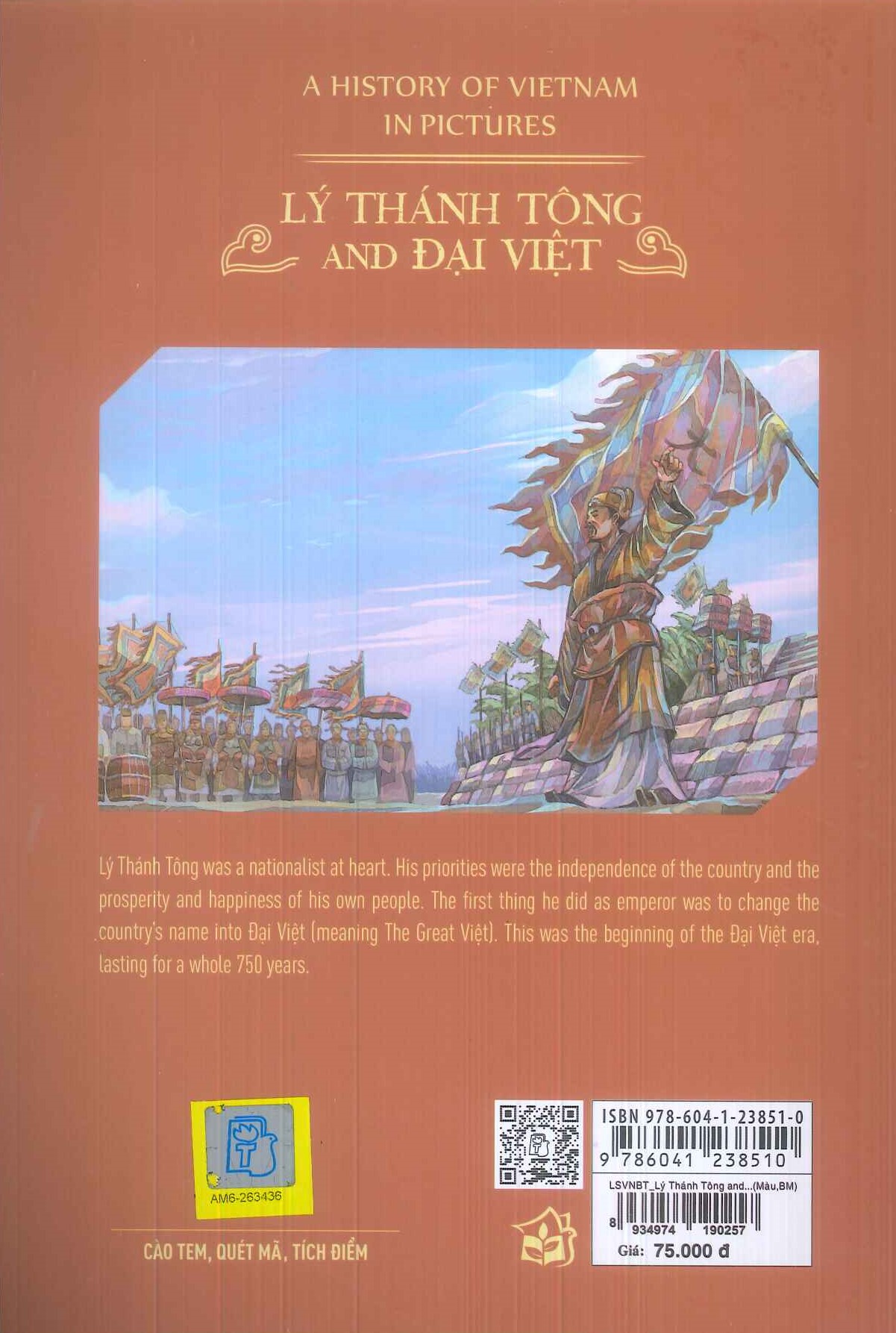 A HISTORY OF VIETNAM IN PICTURES - LÝ THÁNH TÔNG AND ĐẠI VIỆT (IN MÀU, BÌA MỀM)